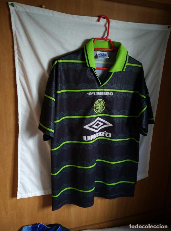 Coleccionismo deportivo: Original | Futbol | Talla L | Camiseta del Celtic de Glasgow a&ntilde;os 90
