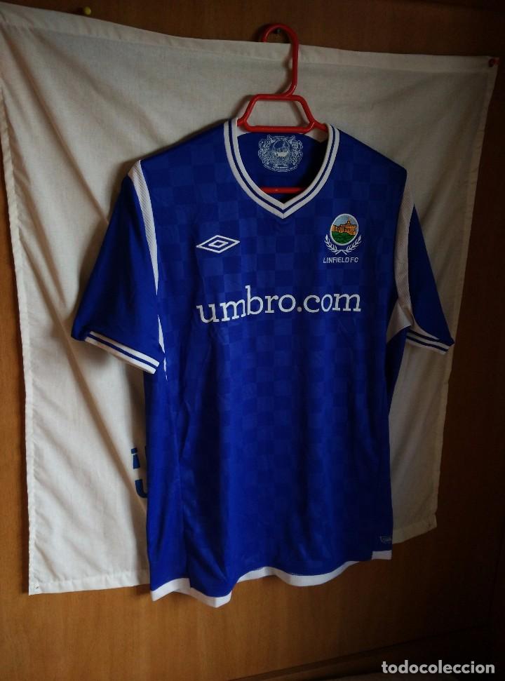 Sports collectibles: Original | Futbol | Talla M | Camiseta del Linfield FC (Irlanda del Norte)
