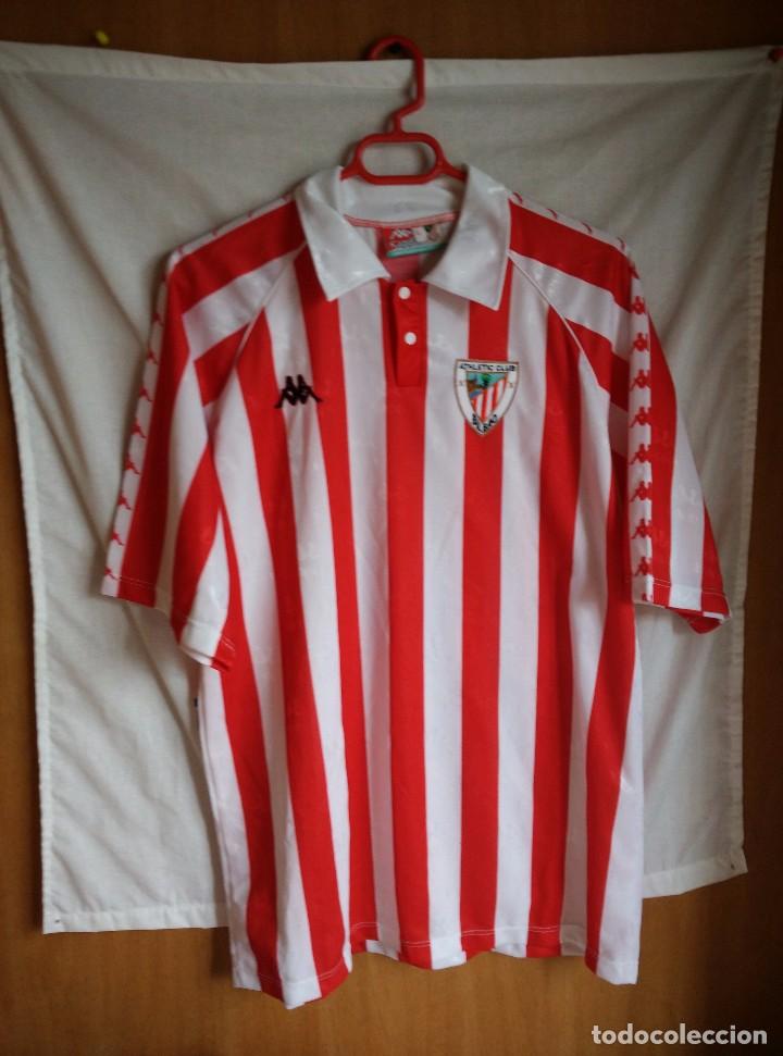 Coleccionismo deportivo: Original | Futbol | Talla L | Camiseta del Athletic Club de Bilbao a&ntilde;os 90
