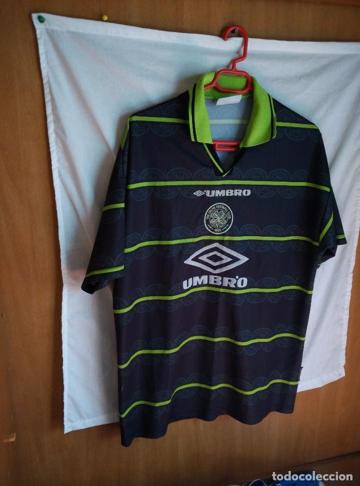 Coleccionismo deportivo: Original | Futbol | Talla L | Camiseta del Celtic de Glasgow a&ntilde;os 90