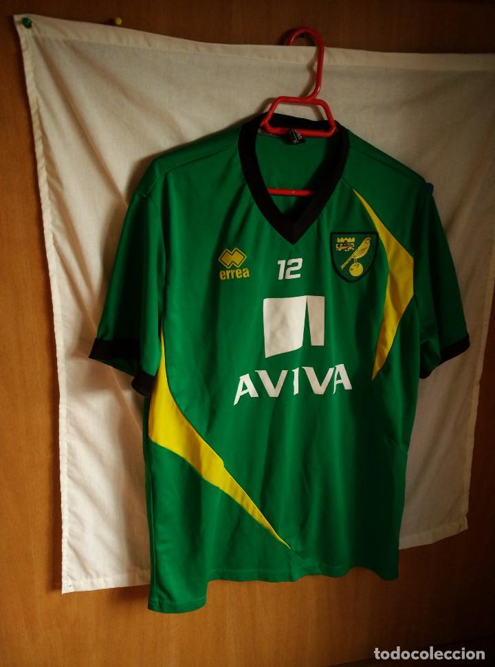 Sports collectibles: Original | Futbol | Talla XL | Camiseta del Norwich City #12 PLAYER WORN TRAINING