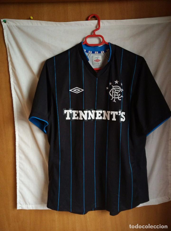 Coleccionismo deportivo: Original | Futbol | Talla L | Camiseta del Glasgow Rangers #6 Lee McCulloch