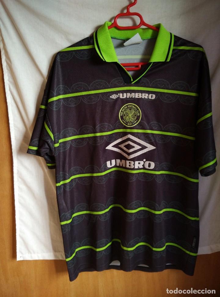 Coleccionismo deportivo: Original | Futbol | Talla L | Camiseta del Celtic de Glasgow a&ntilde;os 90