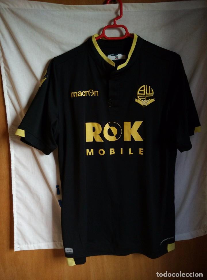 Colecionismo desportivo: Original | Futbol | Talla L | Camiseta del Bolton Wanderers #39 DERIK ex real madrid castilla