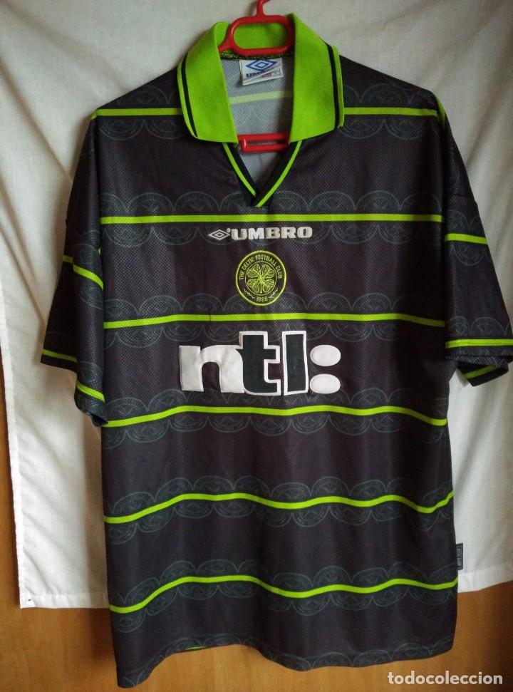 Coleccionismo deportivo: ORIGINAL | FUTBOL | TALLA XL | CAMISETA DEL CELTIC DE GLASGOW A&Ntilde;OS 90