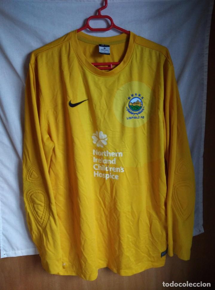 Colecionismo desportivo: ORIGINAL | FUTBOL | TALLA XL | CAMISETA DEL LINFIELD FC (IRLANDA DEL NORTE)