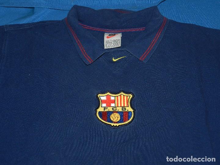 Sports collectibles: (M) FC BARCELONA - CAMISETA POLO OFICIAL  TALLA L , SE&Ntilde;ALES DE USO