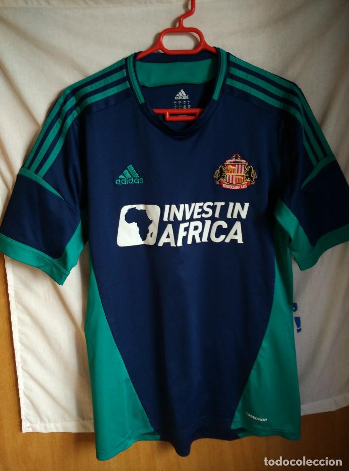 Colecionismo desportivo: Original | Futbol | Talla L (ce&ntilde;ida) | Camiseta del Sunderland PLAYER ISSUE / FORMOTION