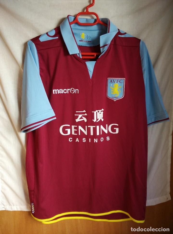 Colecionismo desportivo: Original | Futbol | Talla M / L | Camiseta del Aston Villa