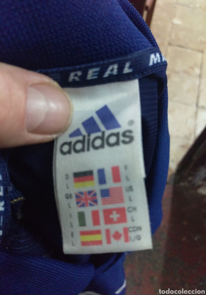 camiseta futbol original adidas real madrid tek - venta en todocoleccion