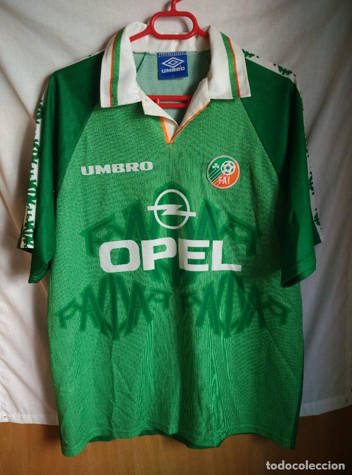 Colecionismo desportivo: Original | Futbol | Talla L | Camiseta de la seleccion de Irlanda a&ntilde;os 90