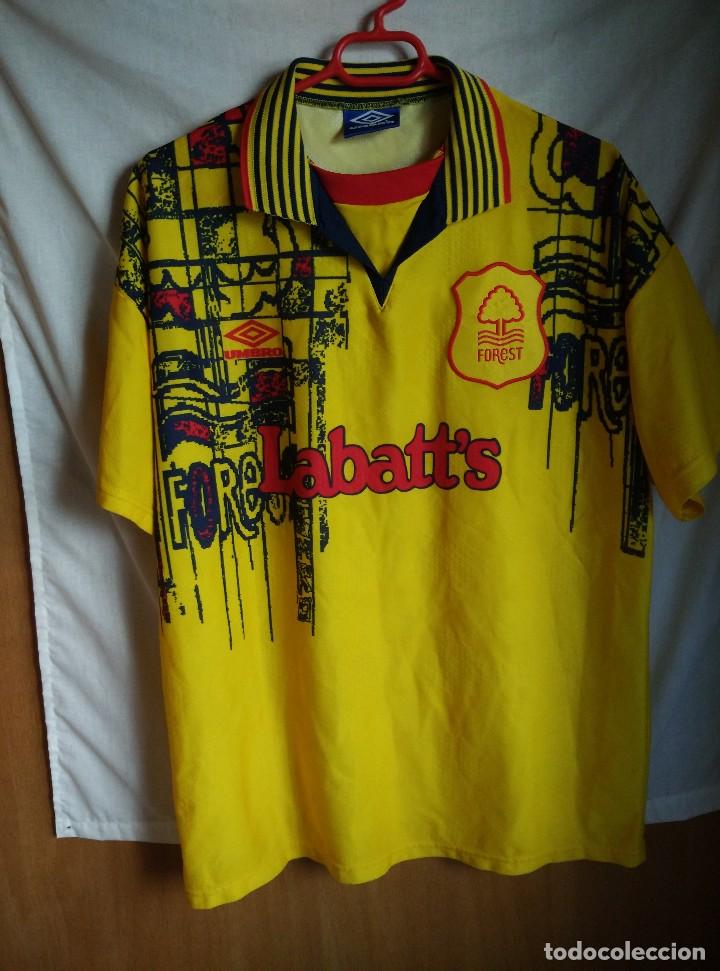 Colecionismo desportivo: Original | Futbol | Talla L | Camiseta del Nottingham Forest a&ntilde;os 90