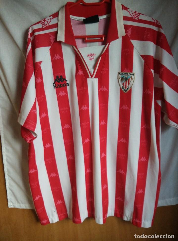 Coleccionismo deportivo: Original | Futbol | Talla XL | Camiseta del Athletic Club de Bilbao a&ntilde;os 90