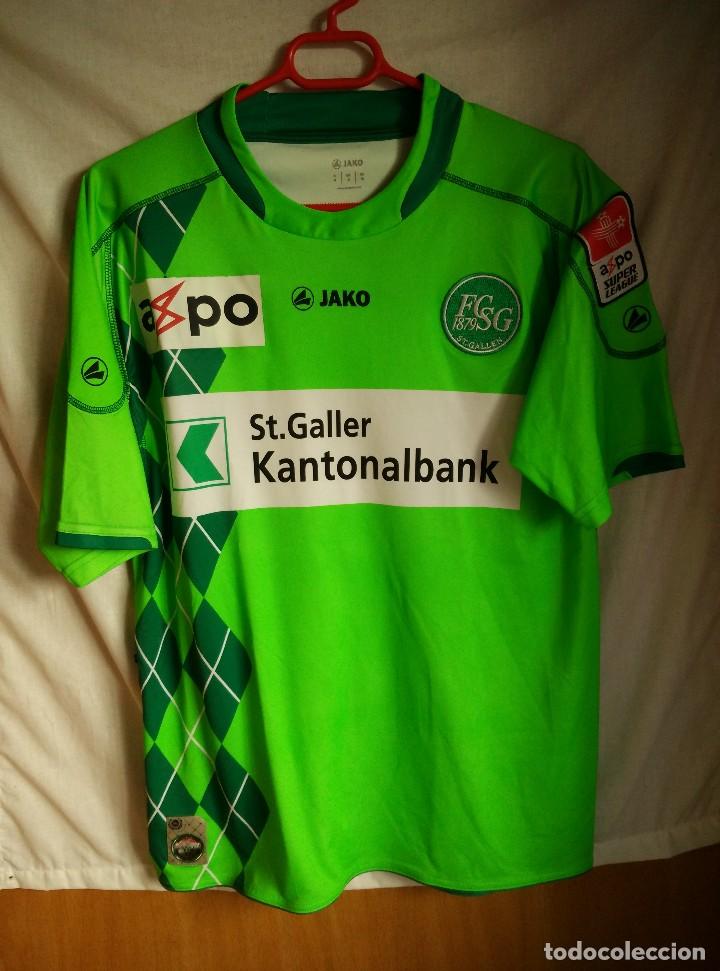 Colecionismo desportivo: Original | Futbol | Talla M | Camiseta del FC St. Gallen (Suiza) 15 Phillip Muntwiler - MATCH WORN