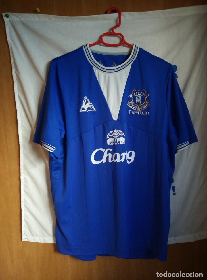 Colecionismo desportivo: Original | Futbol | Talla L | Camiseta del Everton #9 Louis Saha