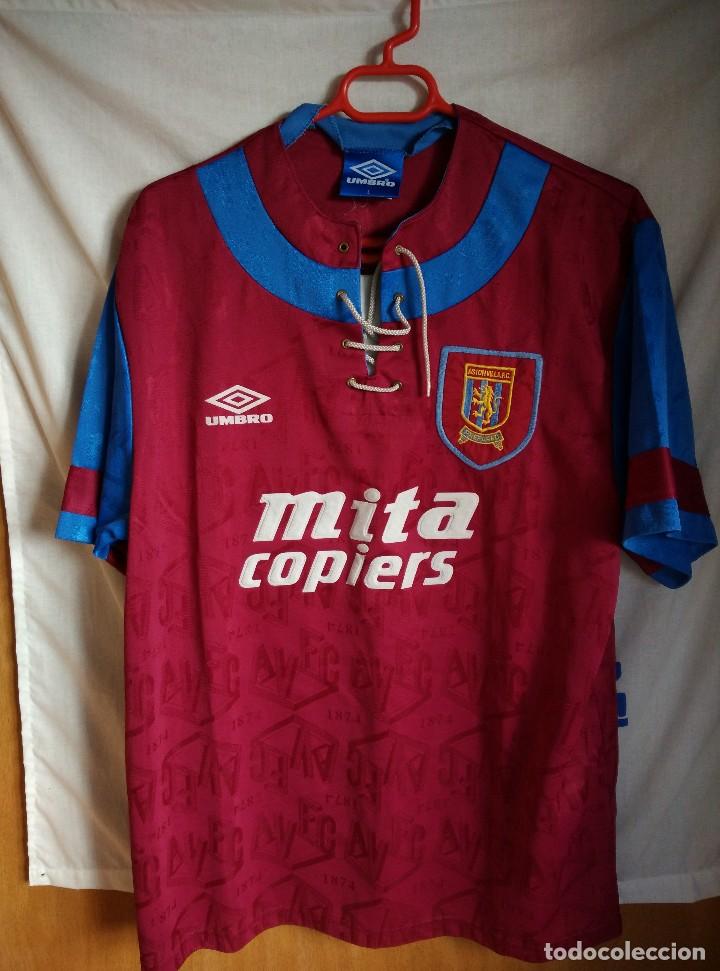 Colecionismo desportivo: Original | Futbol | Talla L | Camiseta del Aston Villa #9 Savo MILOSEVIC