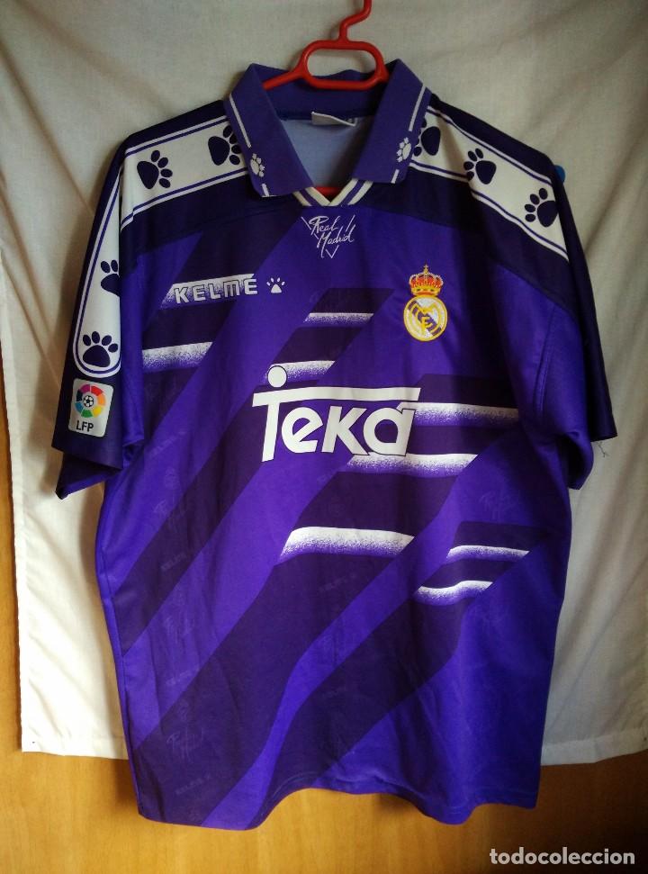 Collezionismo sportivo: Original | Futbol | Talla L | Camiseta del Real Madrid a&ntilde;os 90