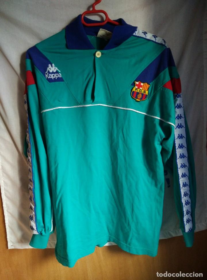 Coleccionismo deportivo: match worn - Original | Futbol ? | Talla XL | Camiseta del FC Barcelona #4 a&ntilde;os 90