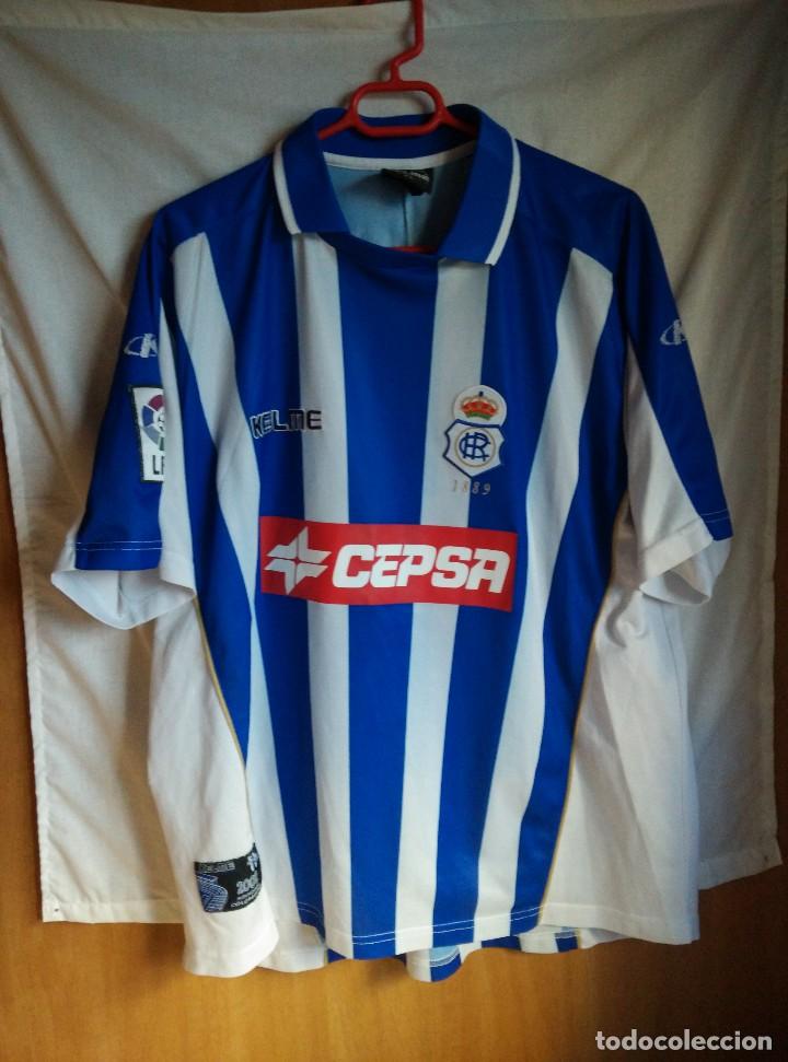 Sports collectibles: Original | Futbol | Talla XL | Camiseta del Recreativo de Huelva #11 RAUL MOLINA match worn