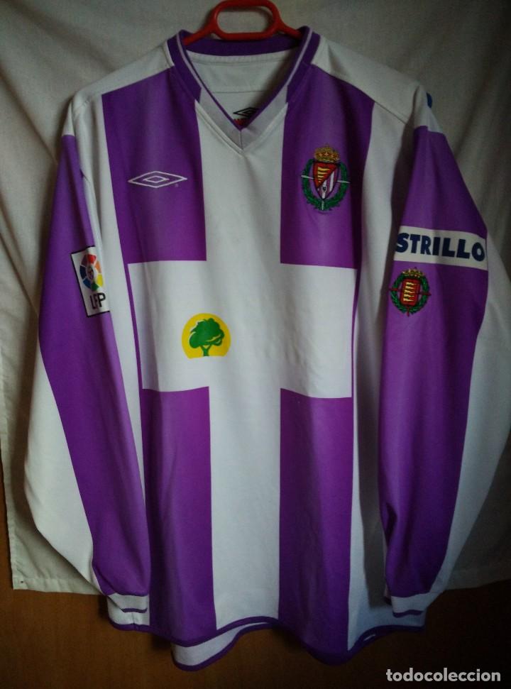 Sports collectibles: Original | Futbol | Talla XL | Camiseta del Real Valladolid CF #11 XAVI MOR&Eacute; match worn