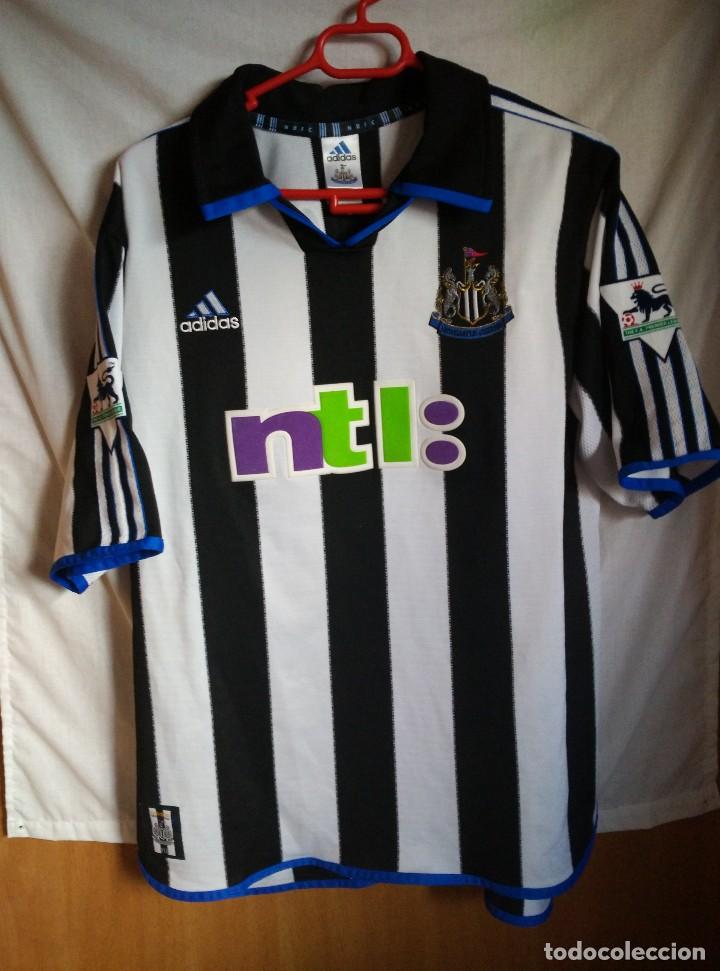 Sports collectibles: Original | Futbol | Talla XL | Camiseta del Newcastle United #32 GALLACHER issue / worn