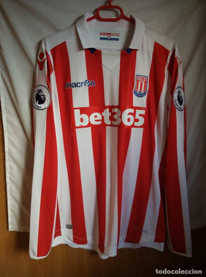 Sports collectibles: Original | Futbol | Talla XL | Camiseta del Stoke City #10 Marko ARNAUTOVIC issue / worn