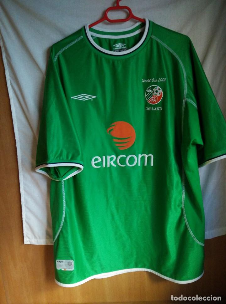 Coleccionismo deportivo: Original | Futbol | Talla XXL | Camiseta de la seleccion de Irlanda (Mundial 2002)