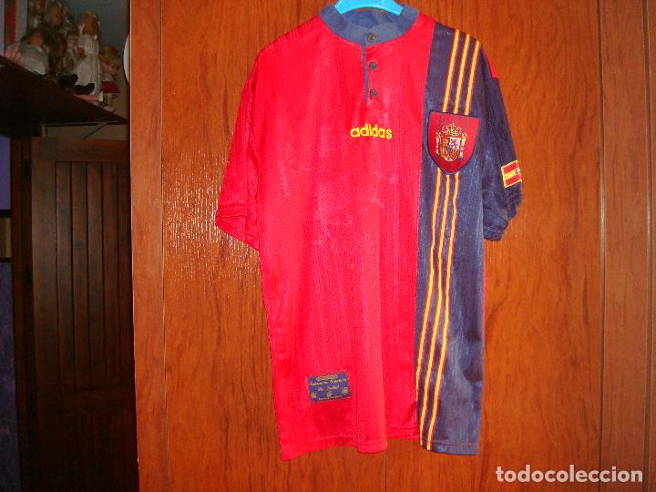 camiseta seleccion española españa euro 96 euro - Comprar Camisetas de ...