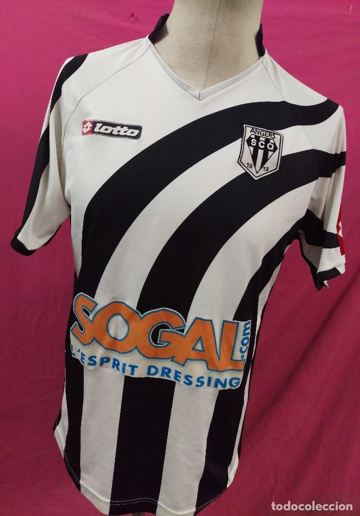 Colecionismo desportivo: Camiseta futbol original LOTTO equipo franc&eacute;s Angers SCO