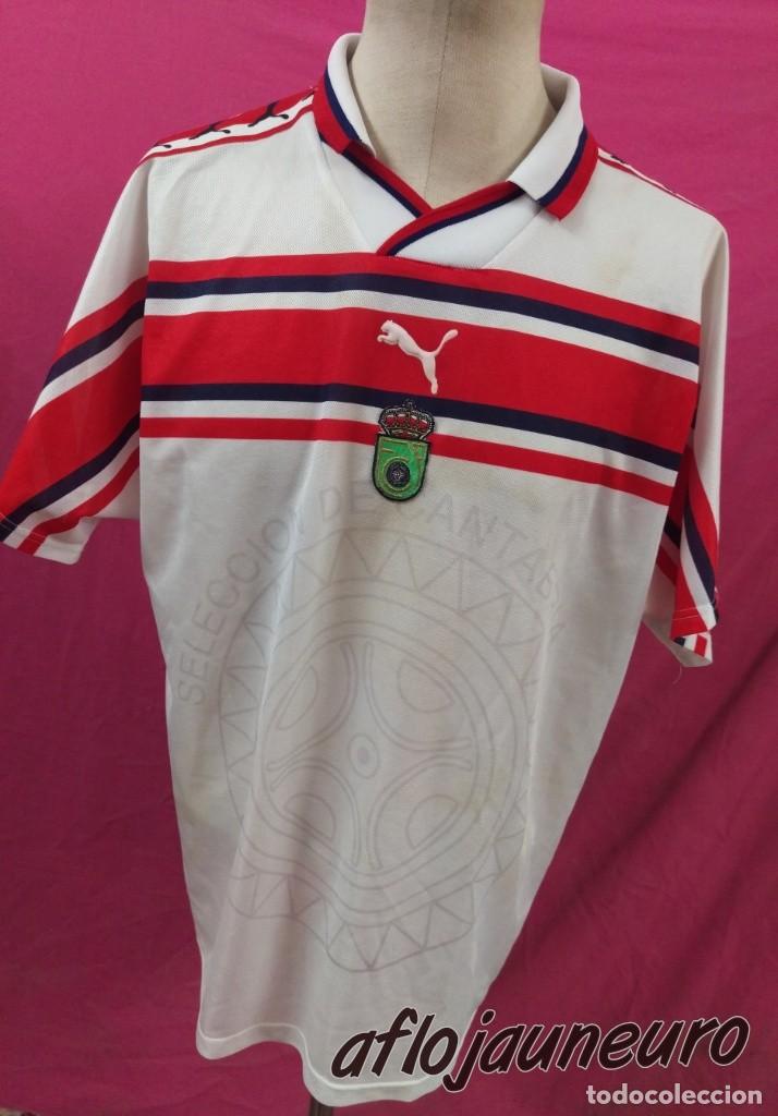 Colecionismo desportivo: MUY RARA camiseta futbol original PUMA SELECCION CANTABRIA dorsal 3