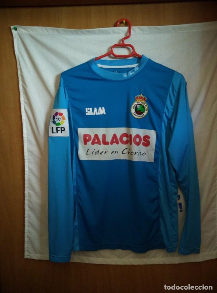 Sports collectibles: Original | Futbol | Talla S | Camiseta del Racing de Santander #1 - match worn