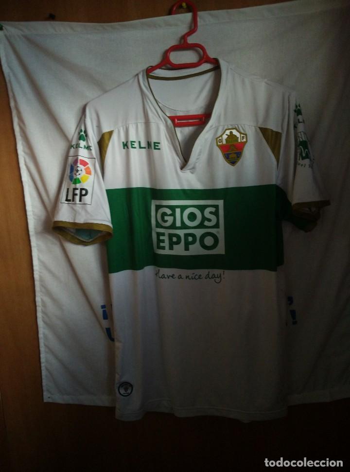 Sports collectibles: Original | Futbol | Talla M | Camiseta del Elche #6 Pedro MOSQUERA - MATCH WORN