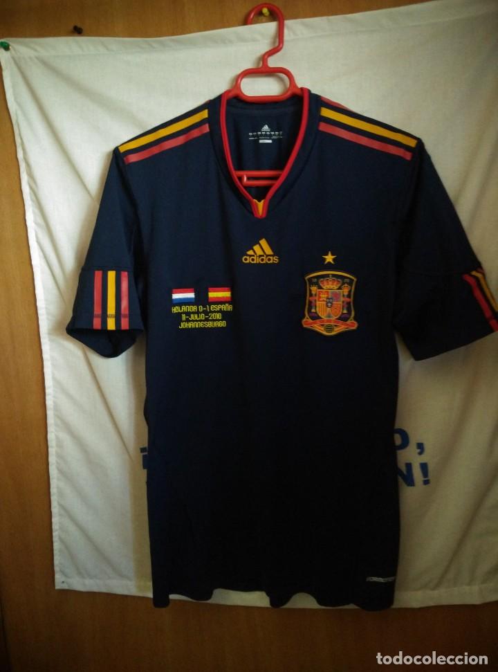 Collezionismo sportivo: Original | Futbol | Talla L | Camiseta de Espa&ntilde;a WC2010 - PLAYER ISSUE - FORMOTION - FIRMAS