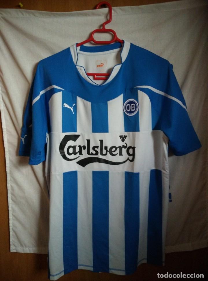 Colecionismo desportivo: Original | Futbol | Talla L | Camiseta del Odense (Dinamarca)