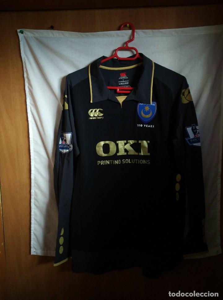 Sports collectibles: Original | Futbol | Talla L | Camiseta del Porstmouth #2 GLENN JOHNSON - MATCH WORN