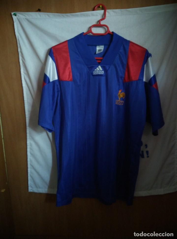 Collezionismo sportivo: Original | Futbol | Talla L | Camiseta de la seleccion de Francia de los a&ntilde;os 90