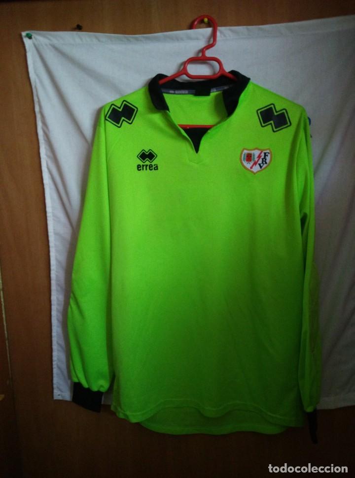 Sports collectibles: Original | Futbol | Talla L | Camiseta (portero) del Rayo Vallecano #13 MATCH WORN