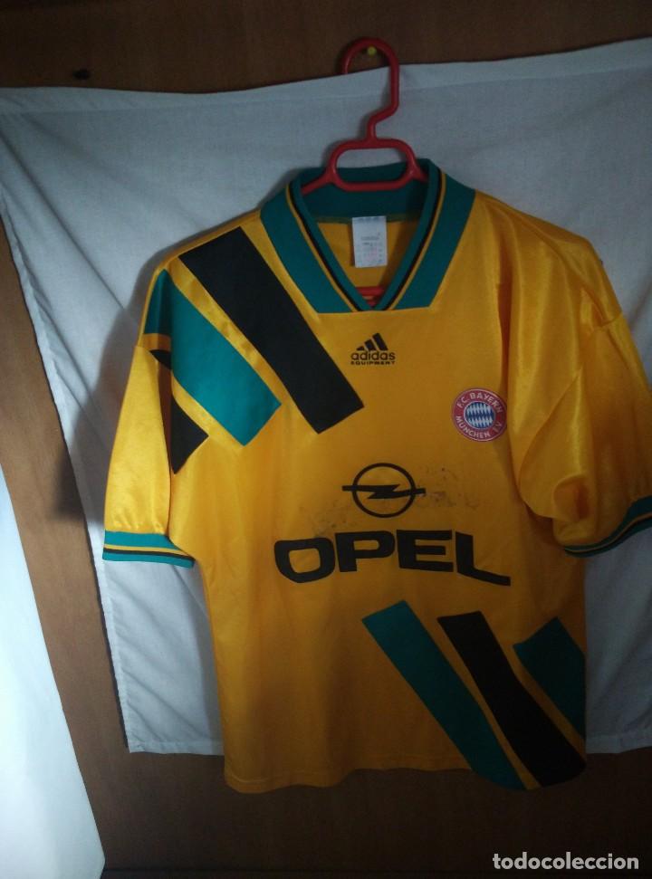 Colecionismo desportivo: Original | Futbol | Talla M | Camiseta del Bayern de Munich - Munchen de los a&ntilde;os 90