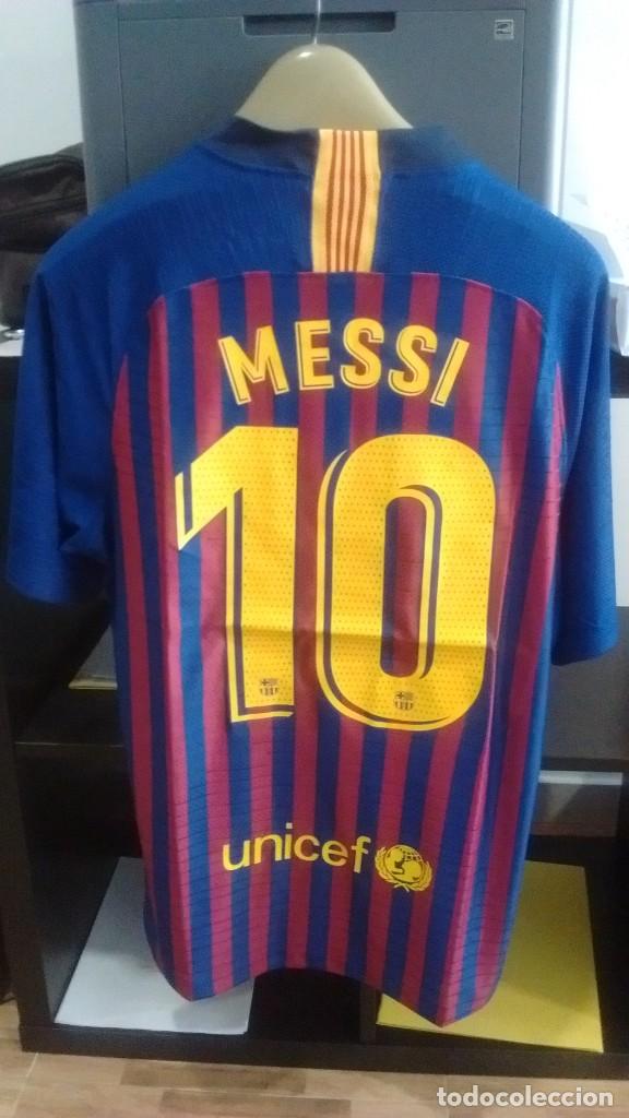 camiseta casa player fc barcelona 2018/2019 leo - Comprar Camisetas de Fútbol en todocoleccion ...