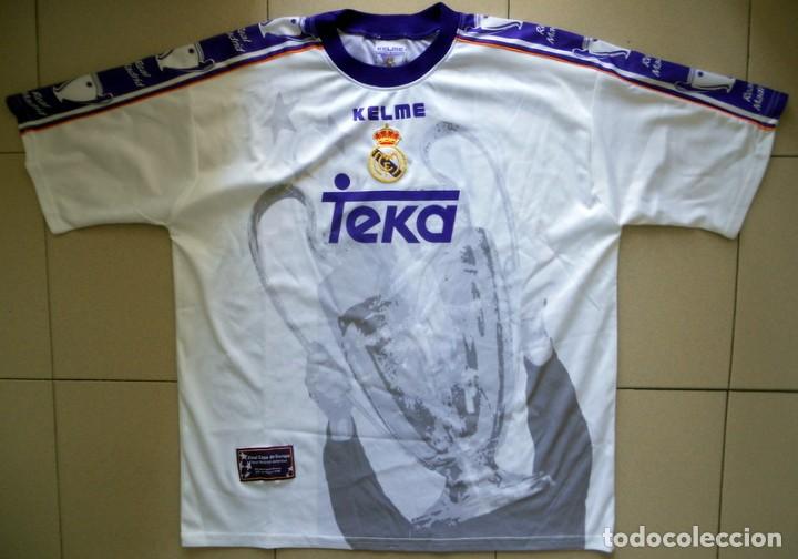Camiseta futbol antigua conmemorativa real madr - Vendido en Venta Directa - 132944506