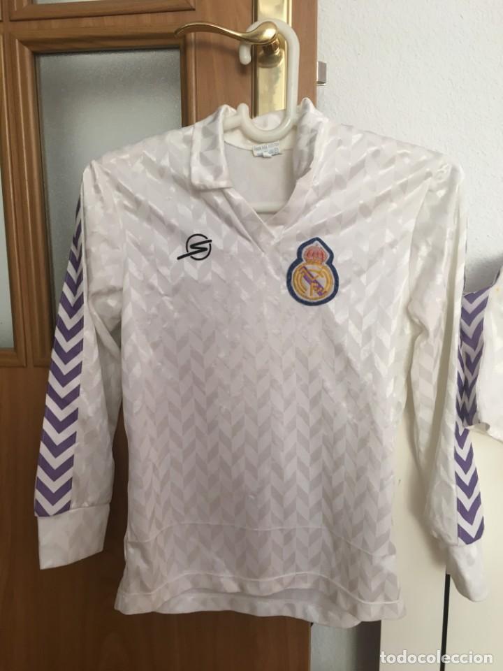 uniforme niño pantalon + shirt camiseta real ma - Comprar Camisetas de  Fútbol en todocoleccion - 133231266
