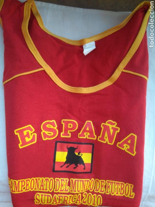 Colecionismo desportivo: CAMISETA ESPA&Ntilde;A CAMPEONATO DEL MUNDO DE F&Uacute;TBOL SUD&Aacute;FRICA 2010. TALLA XL
