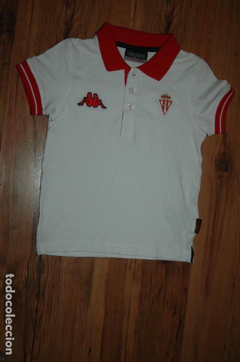 Colecionismo desportivo: CAMISETA  DE FUTBOL SPORTING DE GIJON MARCA KAPPA NUEVAS A ESTRENAR VER FOTOS
