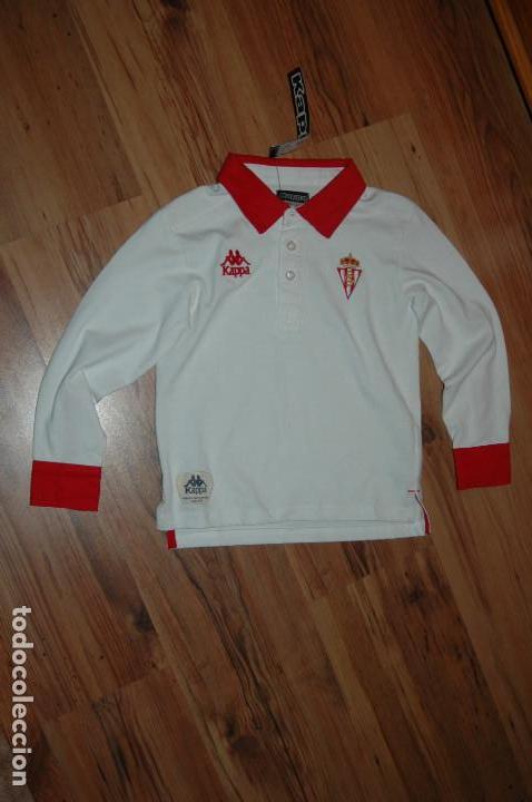Colecionismo desportivo: CAMISETA  DE FUTBOL SPORTING DE GIJON MARCA KAPPA NUEVAS A ESTRENAR VER FOTOS