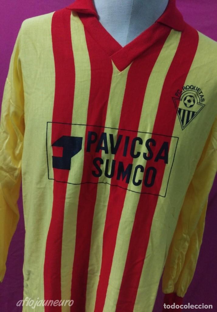 Colecionismo desportivo: Camiseta futbol original JUAN CASABELLA vintage F.C. ROQUETAS (ALMERIA)