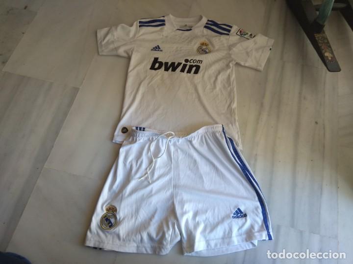 Coleccionismo deportivo: CAMISETA Y PANTALON REAL MADRID RONALDO 7 TALLA 14