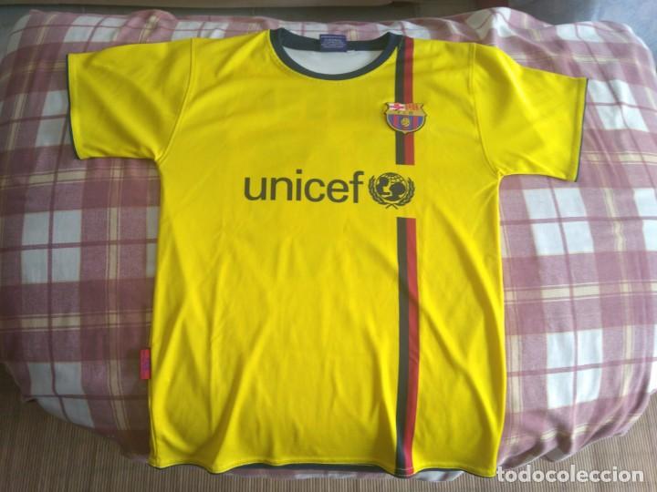 Sports collectibles: FC BARCELONA CAMISETA TALLA 10 EN BUEN ESTADO ENTAR Y MIRA LAS FOTOS!!