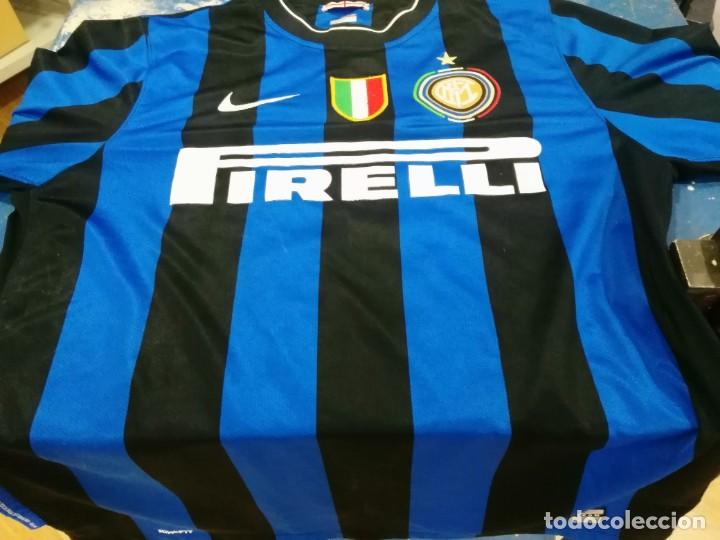 Sports collectibles: ANTIGUA CAMISETA DE FUTBOL INTER DE MILAN DE ETOO