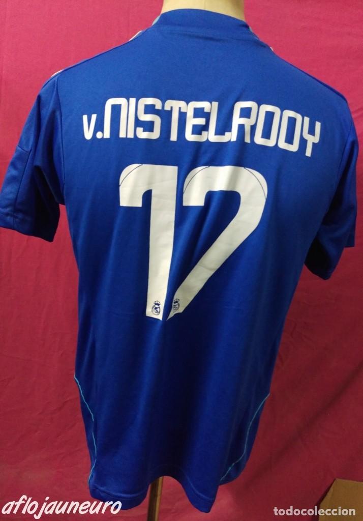 Sports collectibles: Camiseta futbol original ADIDAS REAL MADRID jugador V. NISTELROOY