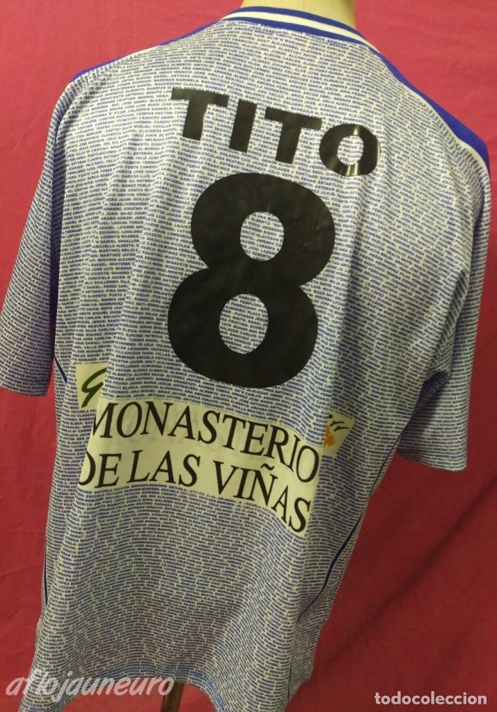 Sports collectibles: CAMISETA FUTBOL SALA ORIGINAL BEMISER FOTICOS ZARAGOZA JUGADOR TITO GARCIA SANJUAN